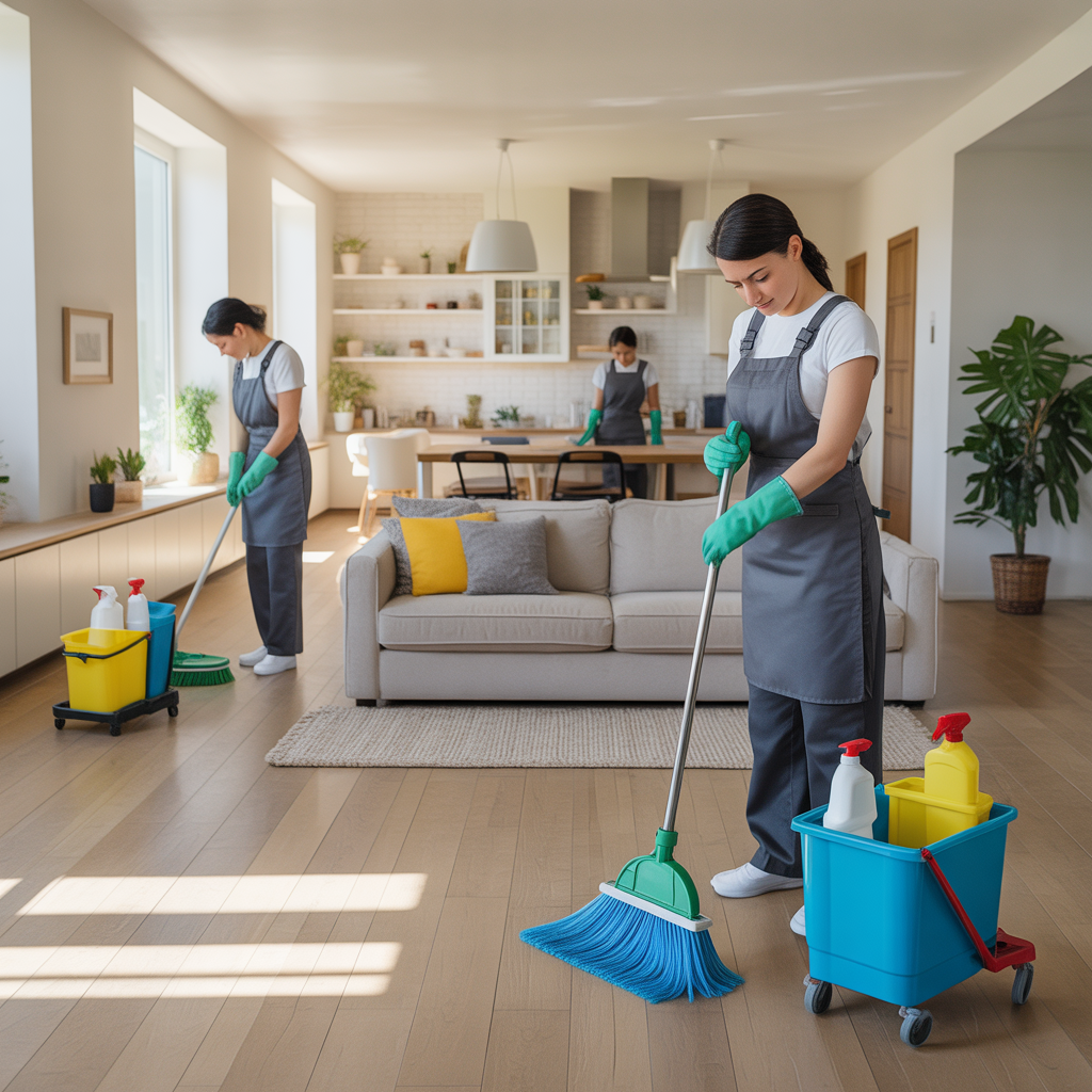 Equipo de limpieza profesional
